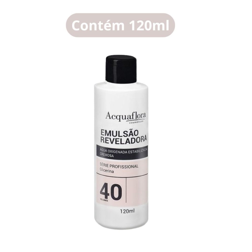 Água Oxigenada Acquaflora 120ml 40vol 