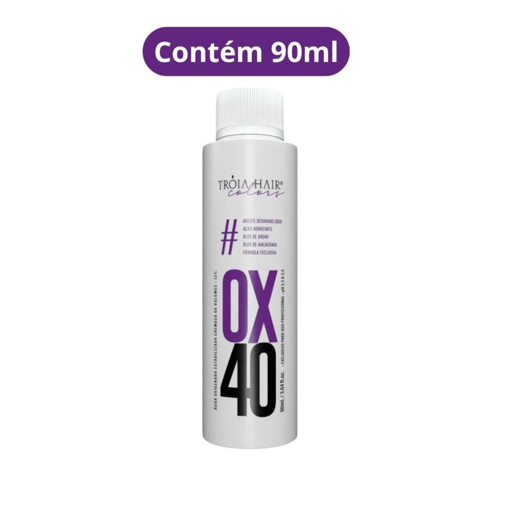 Água Oxigenada Tróia Hair 90ml 40vol