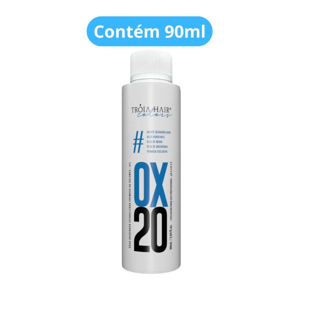 Água Oxigenada Tróia Hair 90ml 20vol