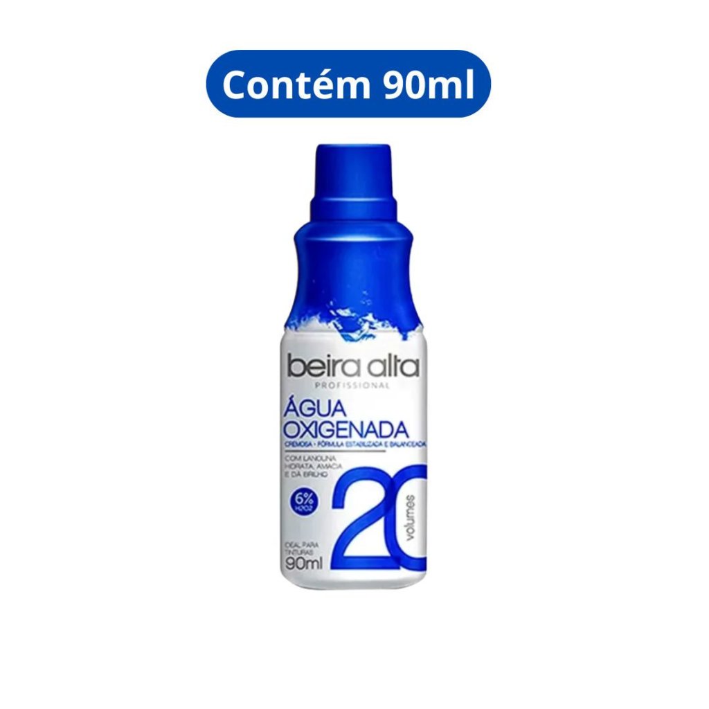 Água Oxigenada Beira Alta 90ml 20vol 