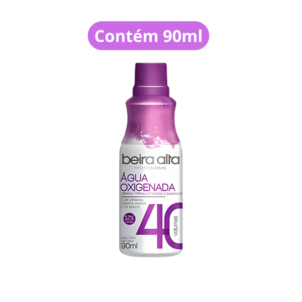 Água Oxigenada Beira Alta 90ml 40vol 