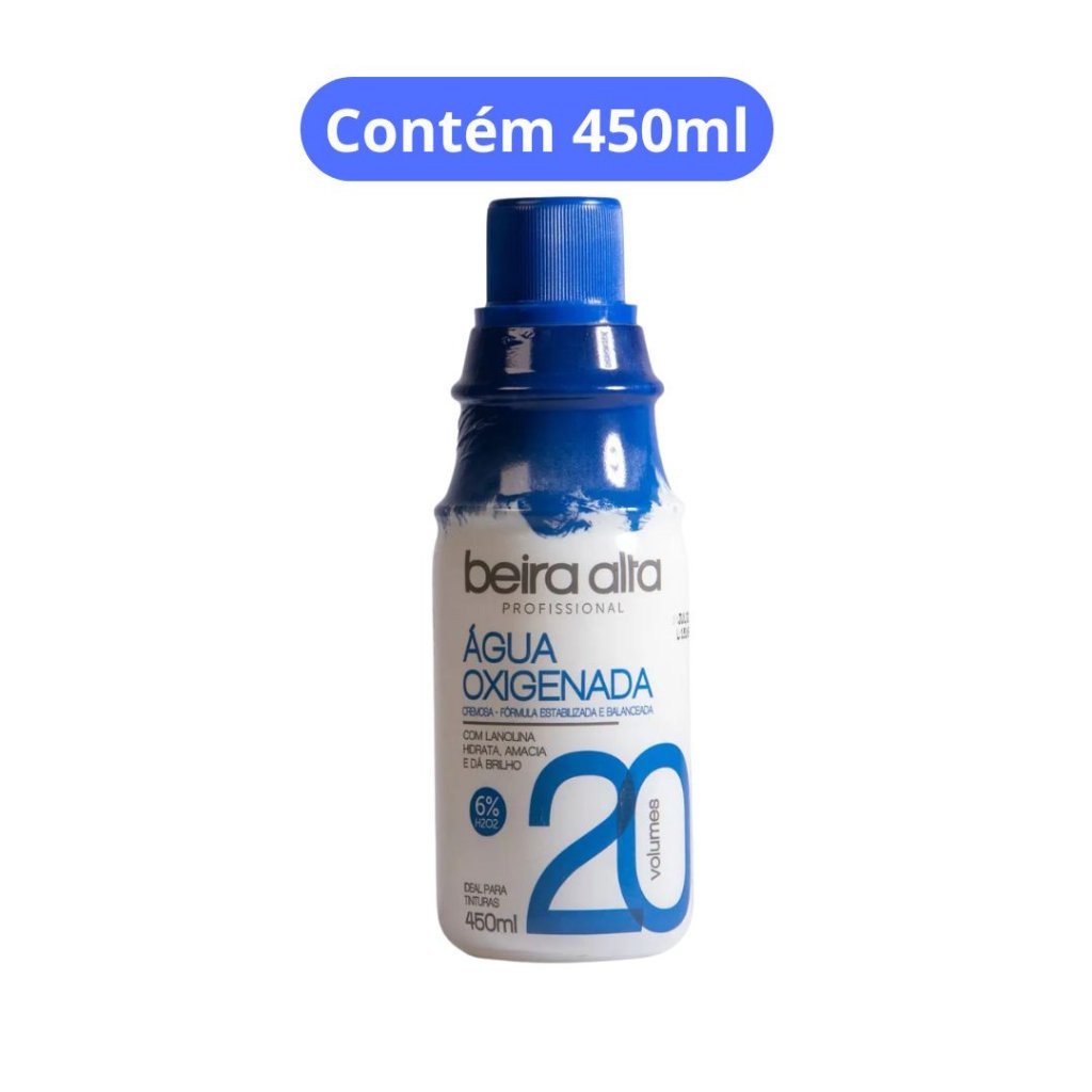 Água Oxigenada Beira Alta 450ml 20vol