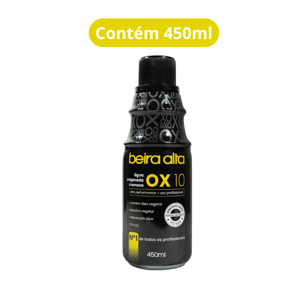 Água Oxigenada Beira Alta Black 450ml 10vol