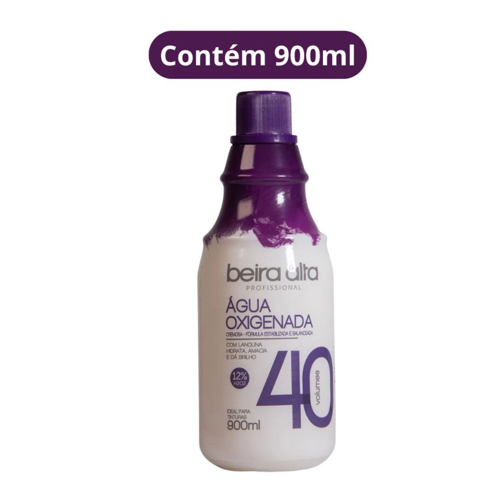 Água Oxigenada Beira Alta 900ml 40vol
