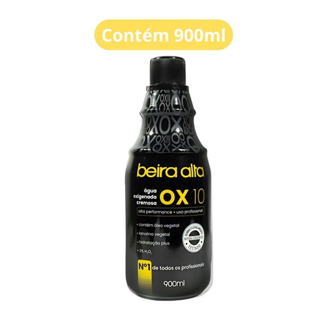 Água Oxigenada Beira Alta Black 900ml 10vol