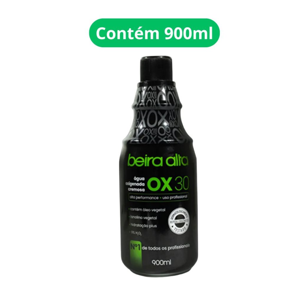 Água Oxigenada Beira Alta Black 900ml 30vol
