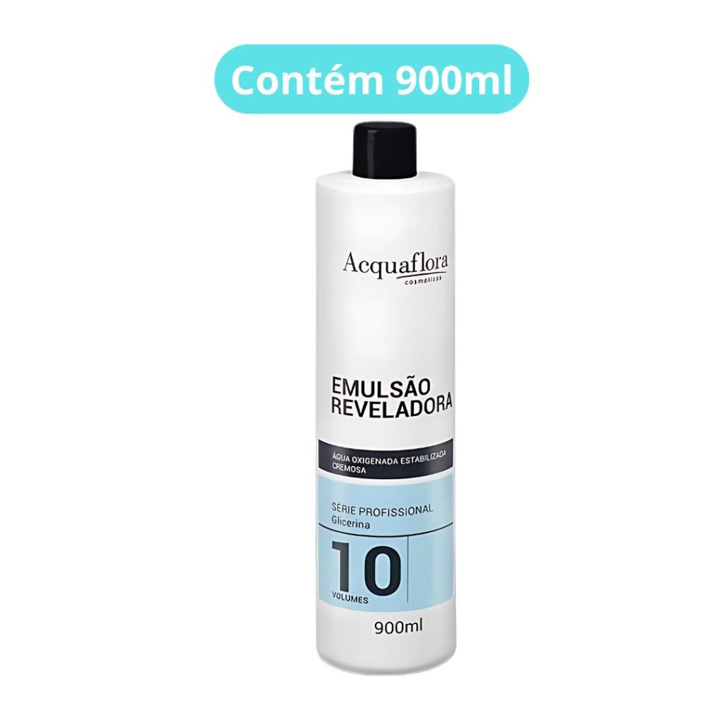 Água Oxigenada Acquaflora 900ml 10vol 