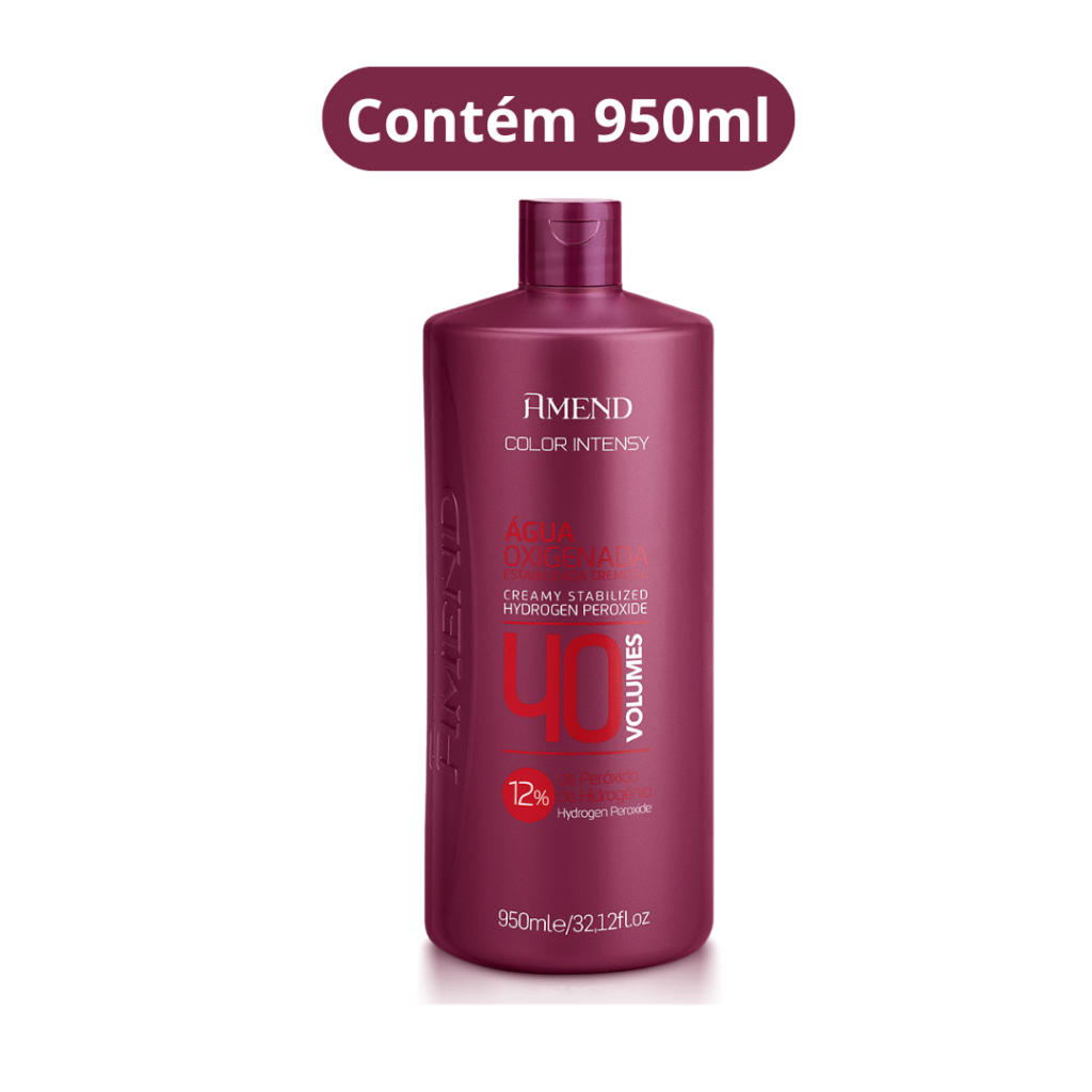 Água Oxigenada Amend Color Intensy 950ml 40vol 