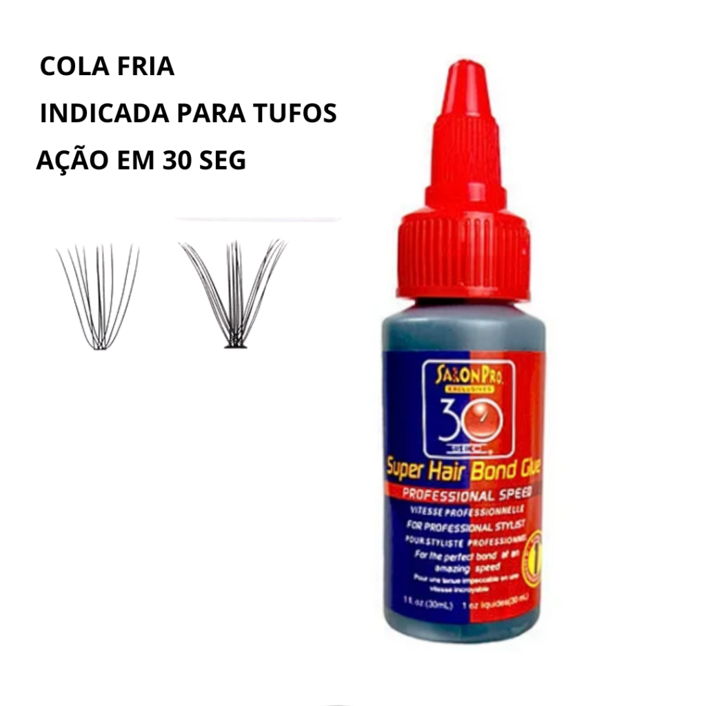 Cola Fria Salon Pro 30seg. para Tufinho 30ml