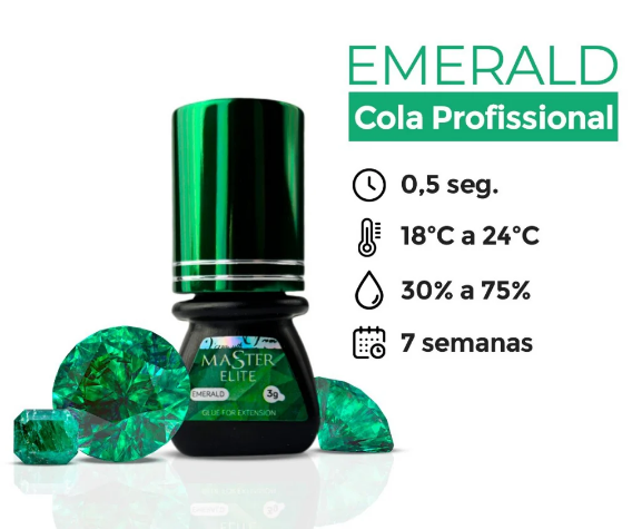 Cola Fio a Fio Quente Eliete Esmeralda 3g