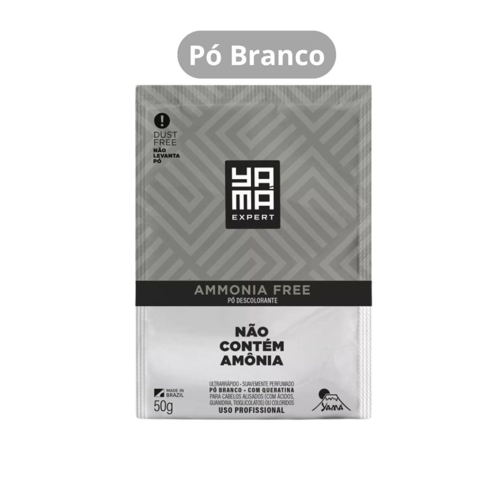 Pó Descolorante 50g Yamá Ammonia Free - Pó Branco