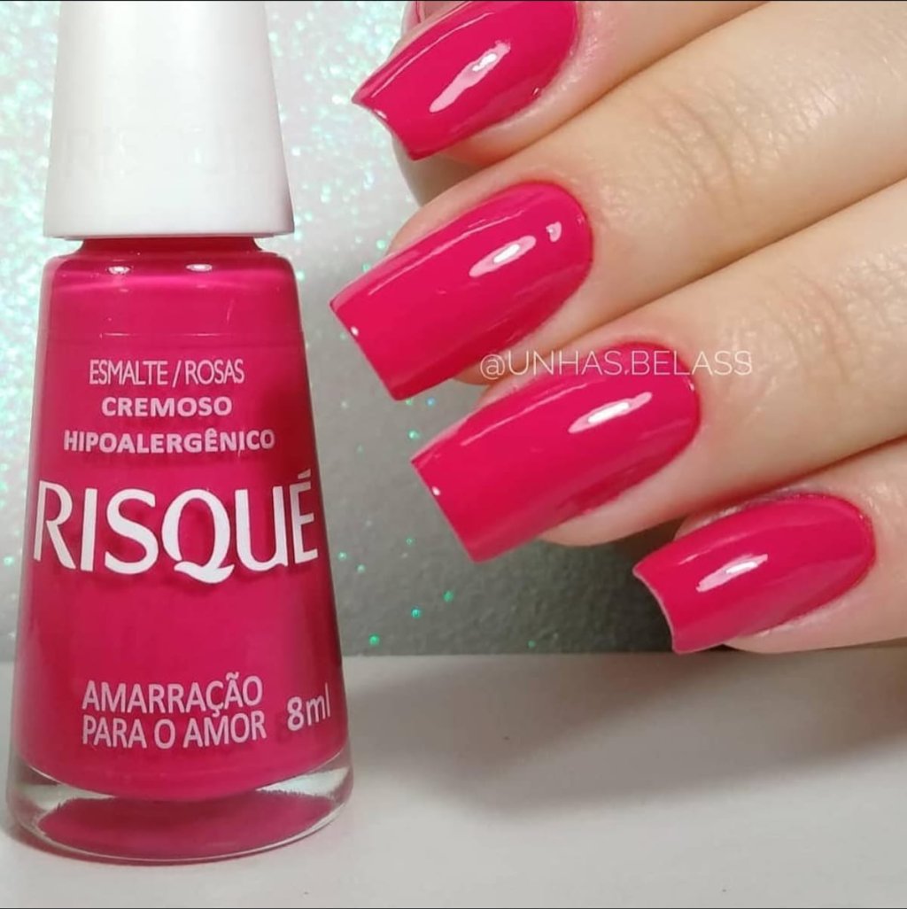 Esmalte Rosa Risqué Amarração para o amor