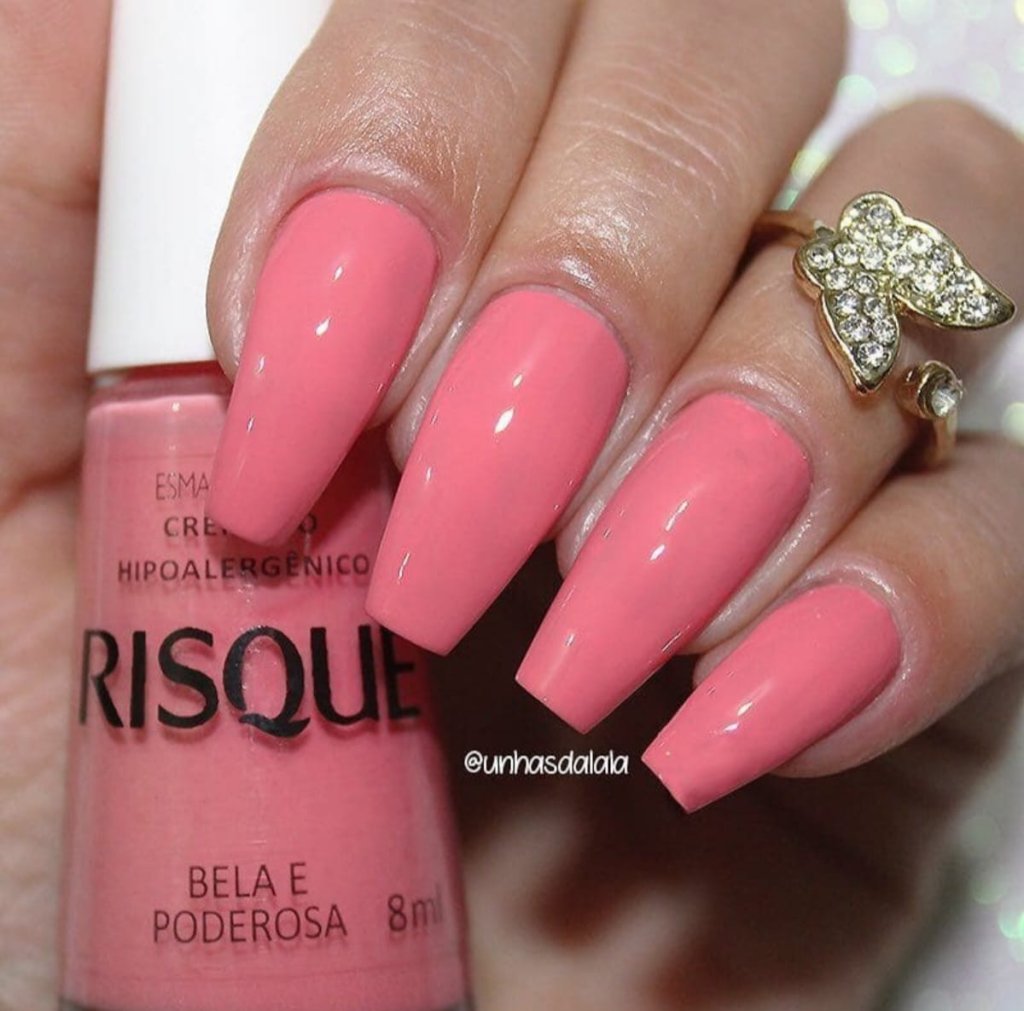 Esmalte Rosa Risqué Bela e Poderosa 