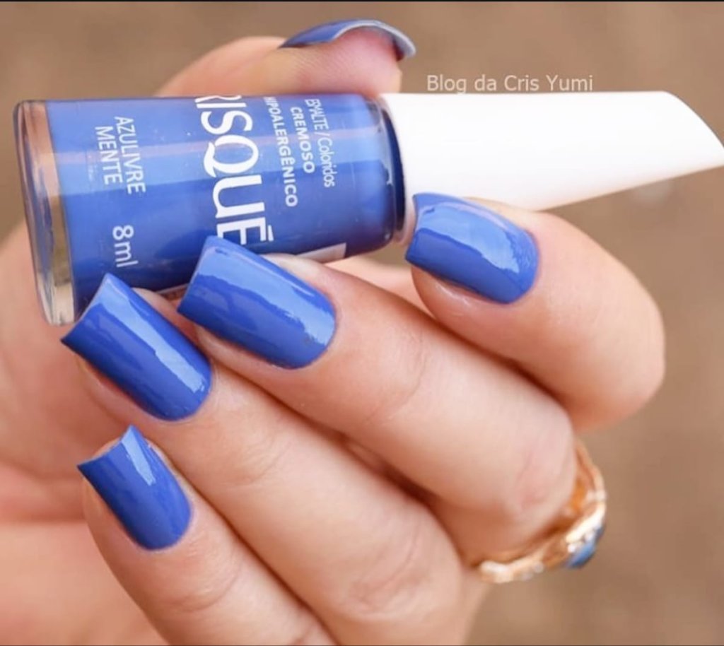 Esmalte Azul Risqué Azulivre Mente 