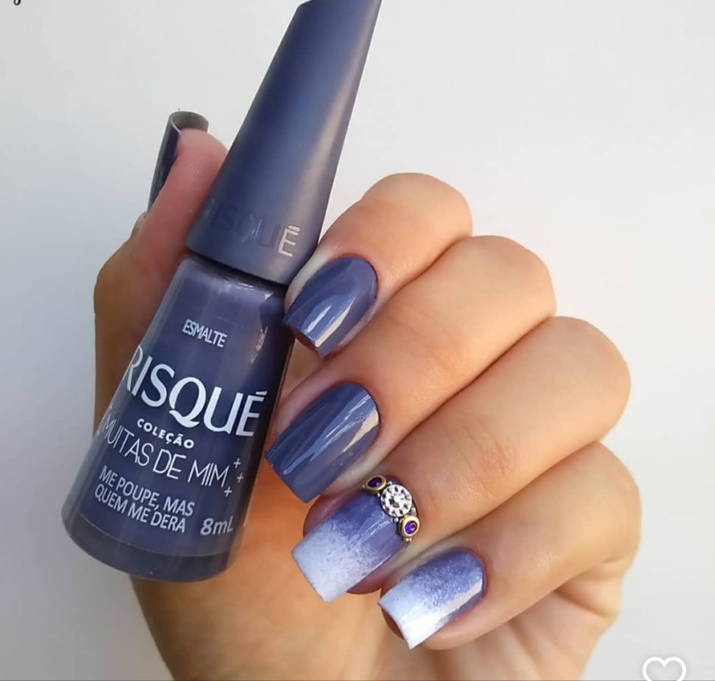Esmalte Azul Risqué Me Poupe, Mas Quem Me Dera