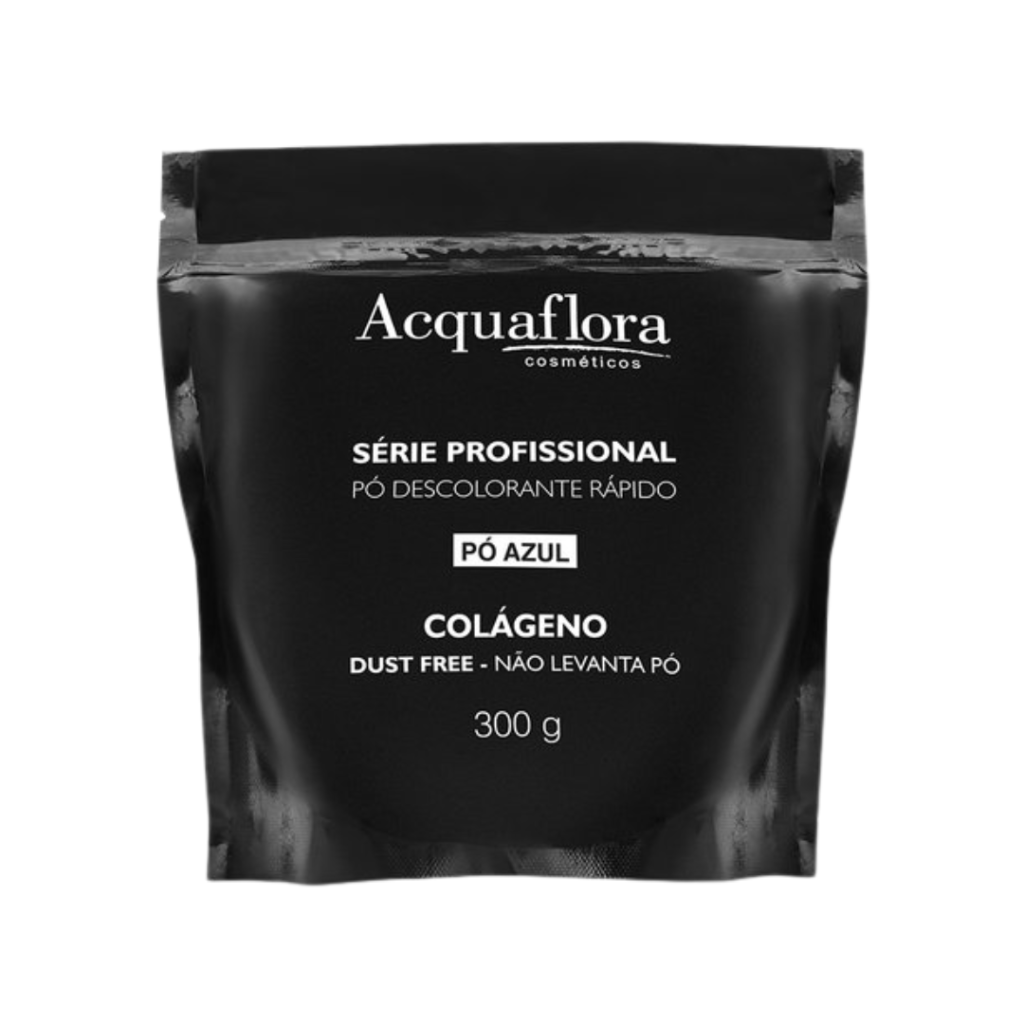 Pó Descolorante 300g Acquaflora Colágeno - Pó Azul