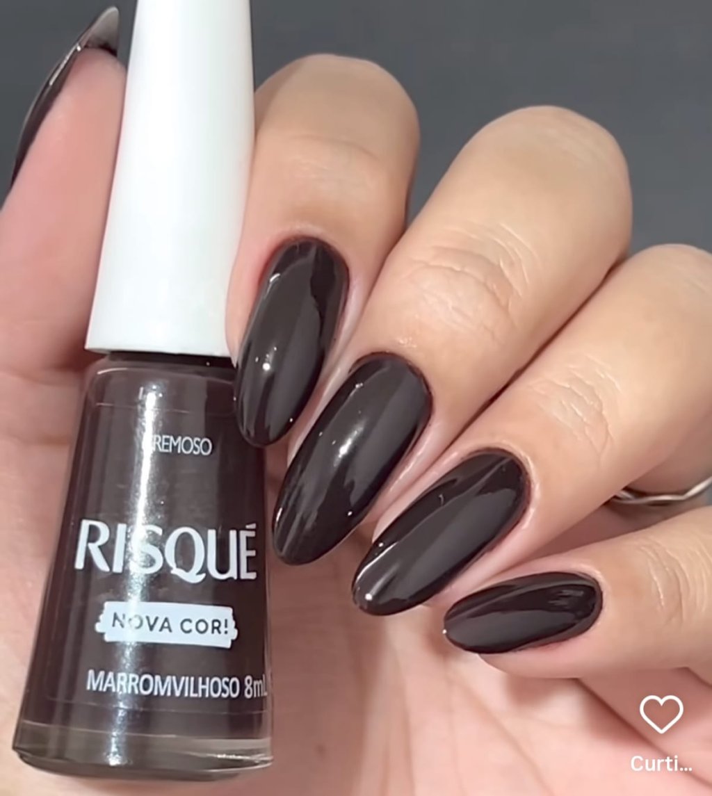 Esmalte Marrom Risqué Marromvilhoso 