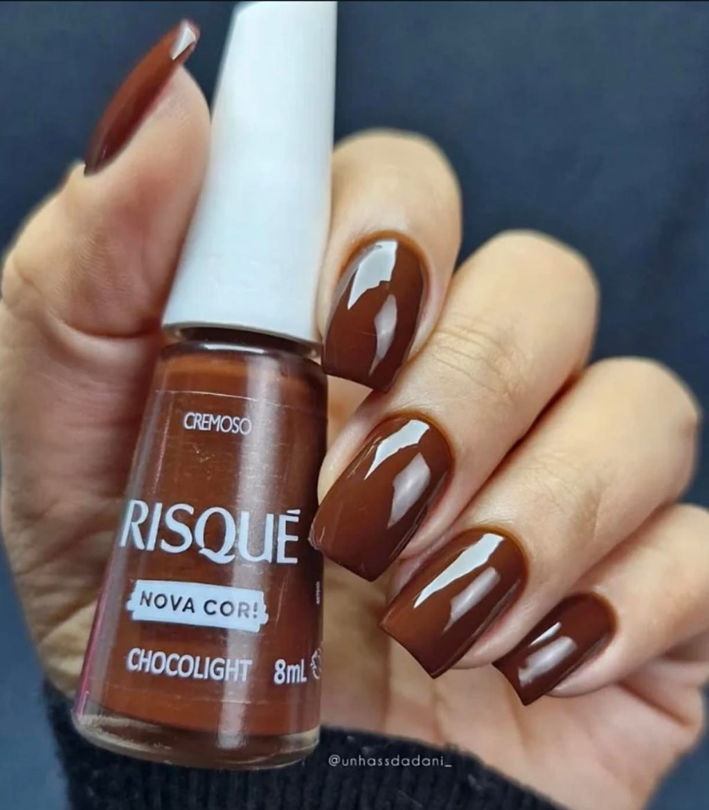 Esmalte Marrom Risqué ChocoLight 