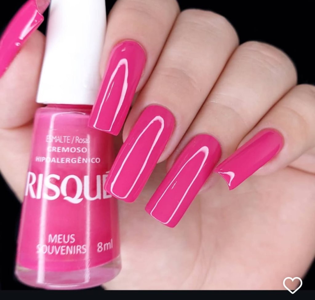 Esmalte Rosa Risqué Meus Souvenirs 