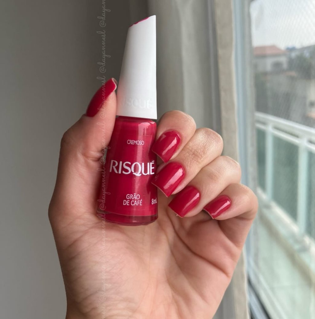 Esmalte Rosa Risqué Grão de Café 