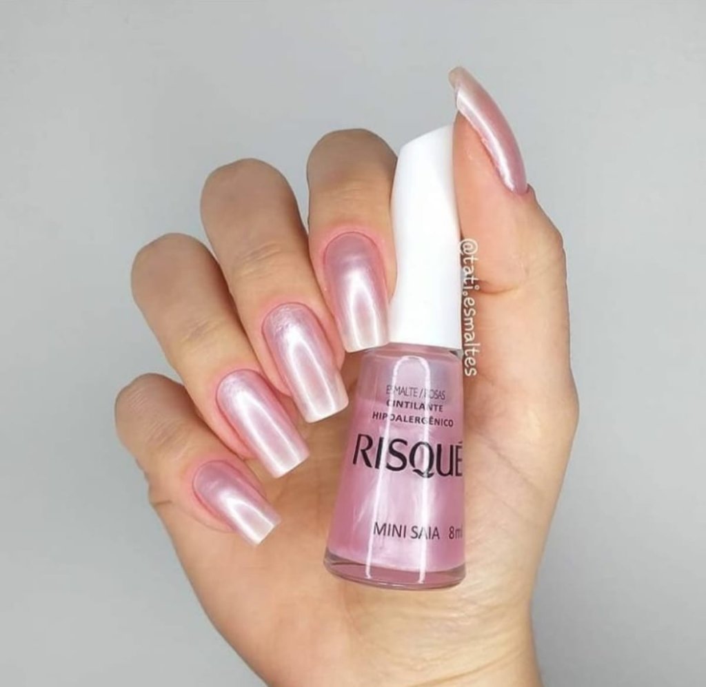 Esmalte Rosa Risqué Mini Saia 
