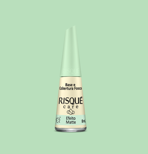 Esmalte Base Risqué Cobertura Fosca 
