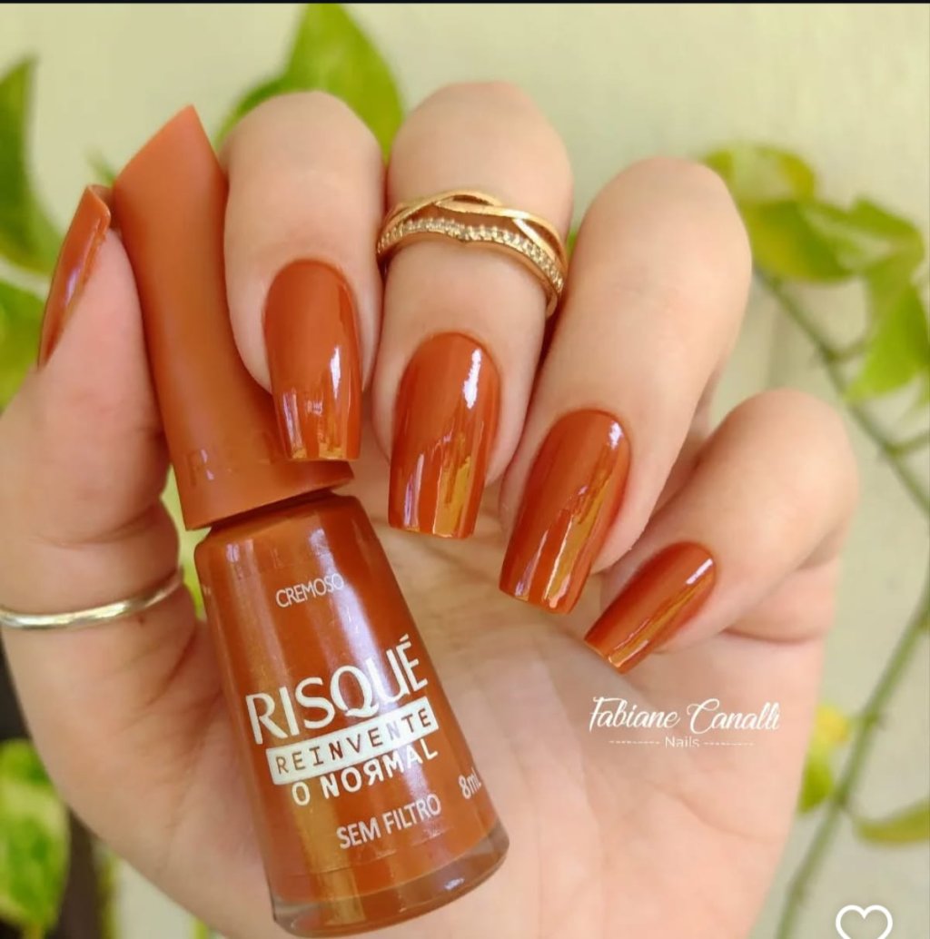 Esmalte Laranja Risqué Sem Filtro 