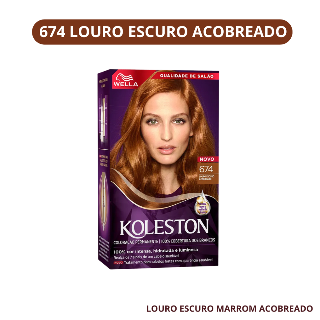 Tinta Marrom Koleston 6.74 