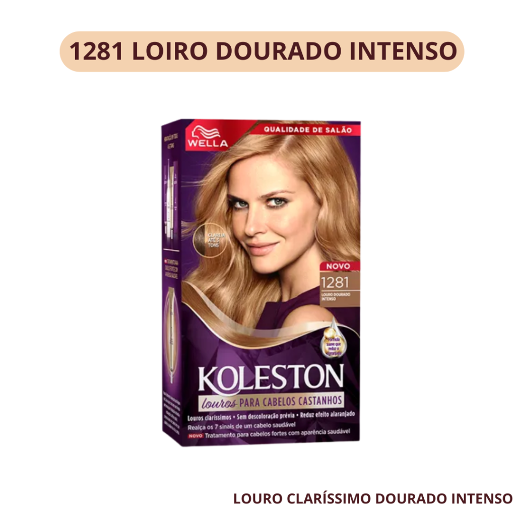 Tinta Loiro Dourado Koleston 12.81 