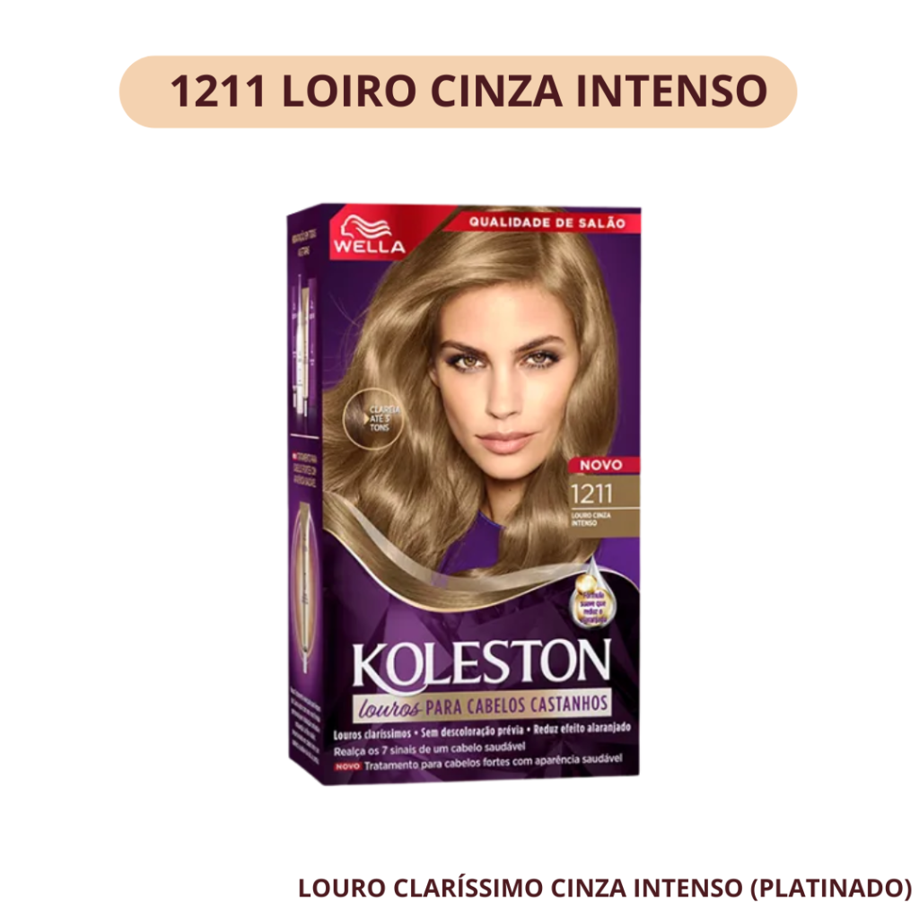Tinta Loiro Platina Koleston 12.11 