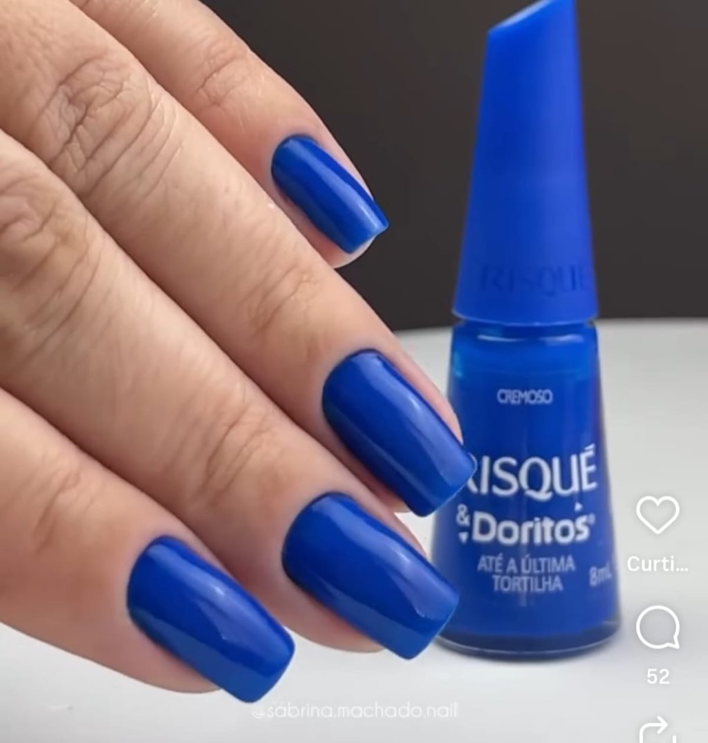 Esmalte Azul Risqué Até a Ultima Tortilha 