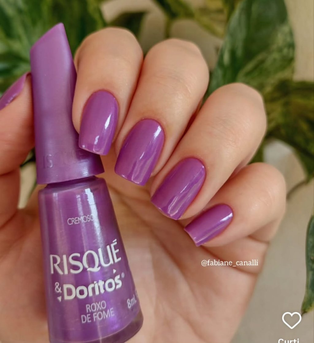 Esmalte Roxo Risqué Roxo de Fome 