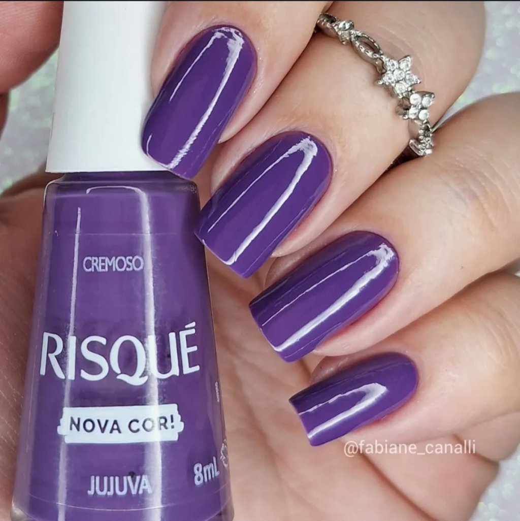 Esmalte Roxo Risqué Jujuva 