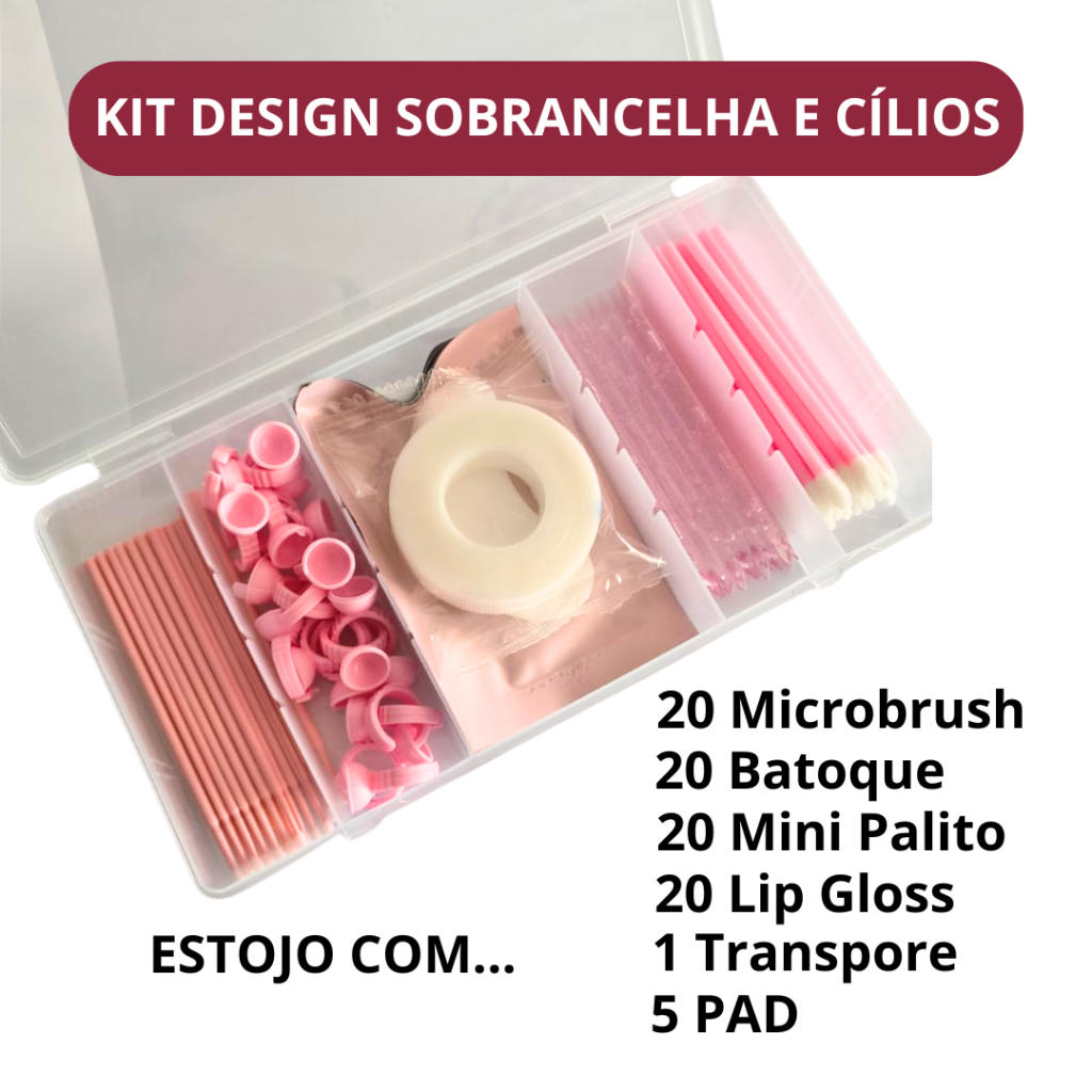 Kit Desing Sobrancelhas e Cílios 
