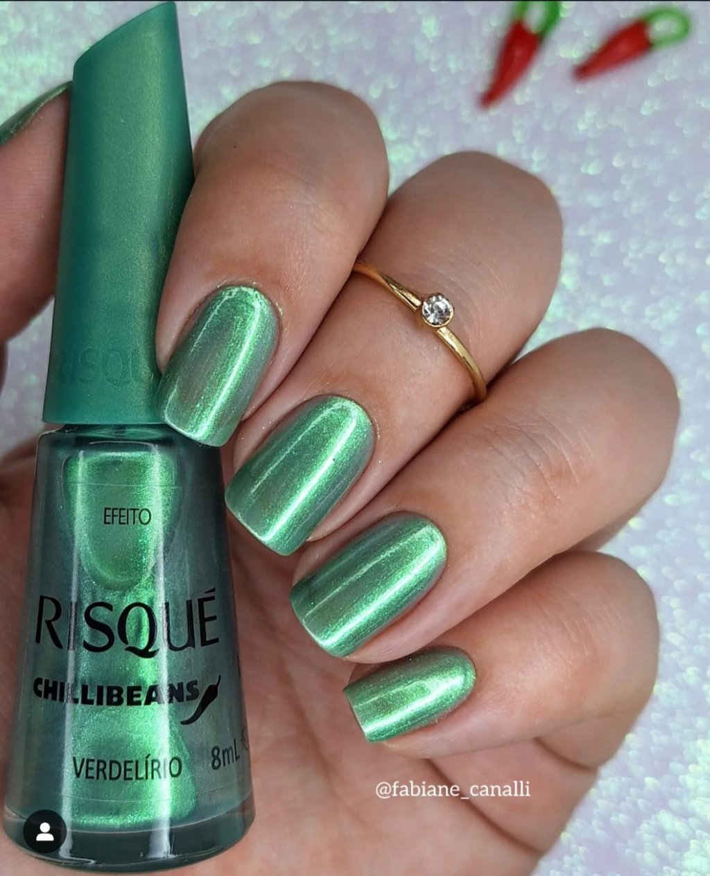 Esmalte Verde Risqué Verdelírio 