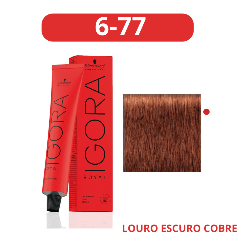 Tinta Cobre Igora 6.77