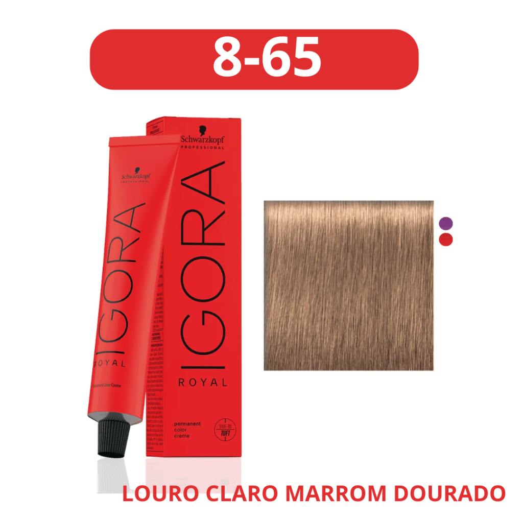 Tinta Marrom Igora 8.65 