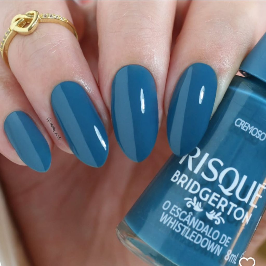 Esmalte Azul Risqué O Escândalo de Whistledown Bridgerton