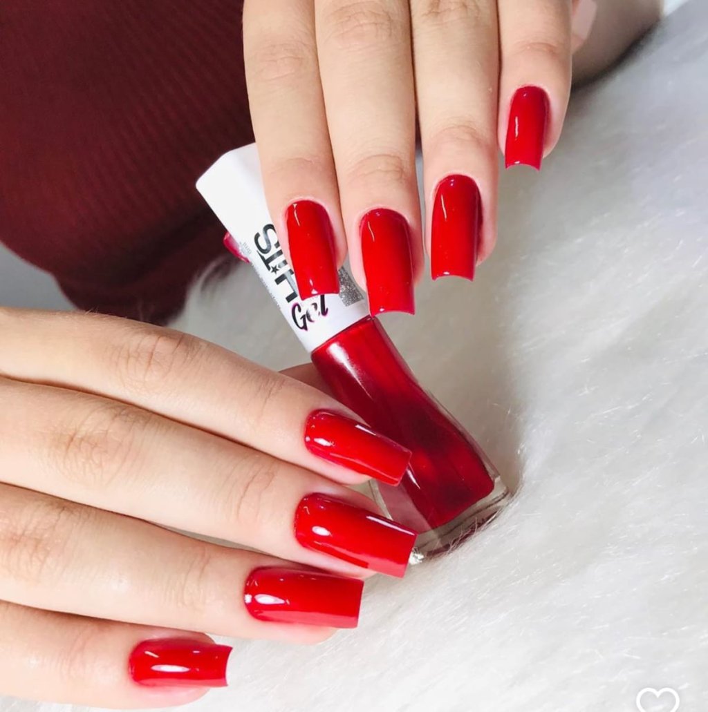 Esmalte Vermelho Hits Gel A Fila Anda 