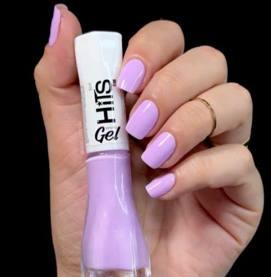 Esmalte Roxo Hits Gel Flor de Lavanda 