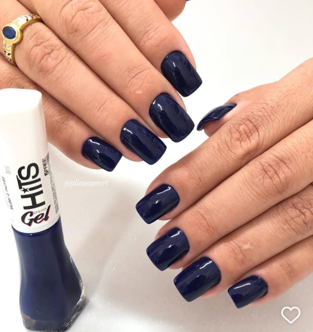 Esmalte Azul Hits Gel Mudar o Mundo 