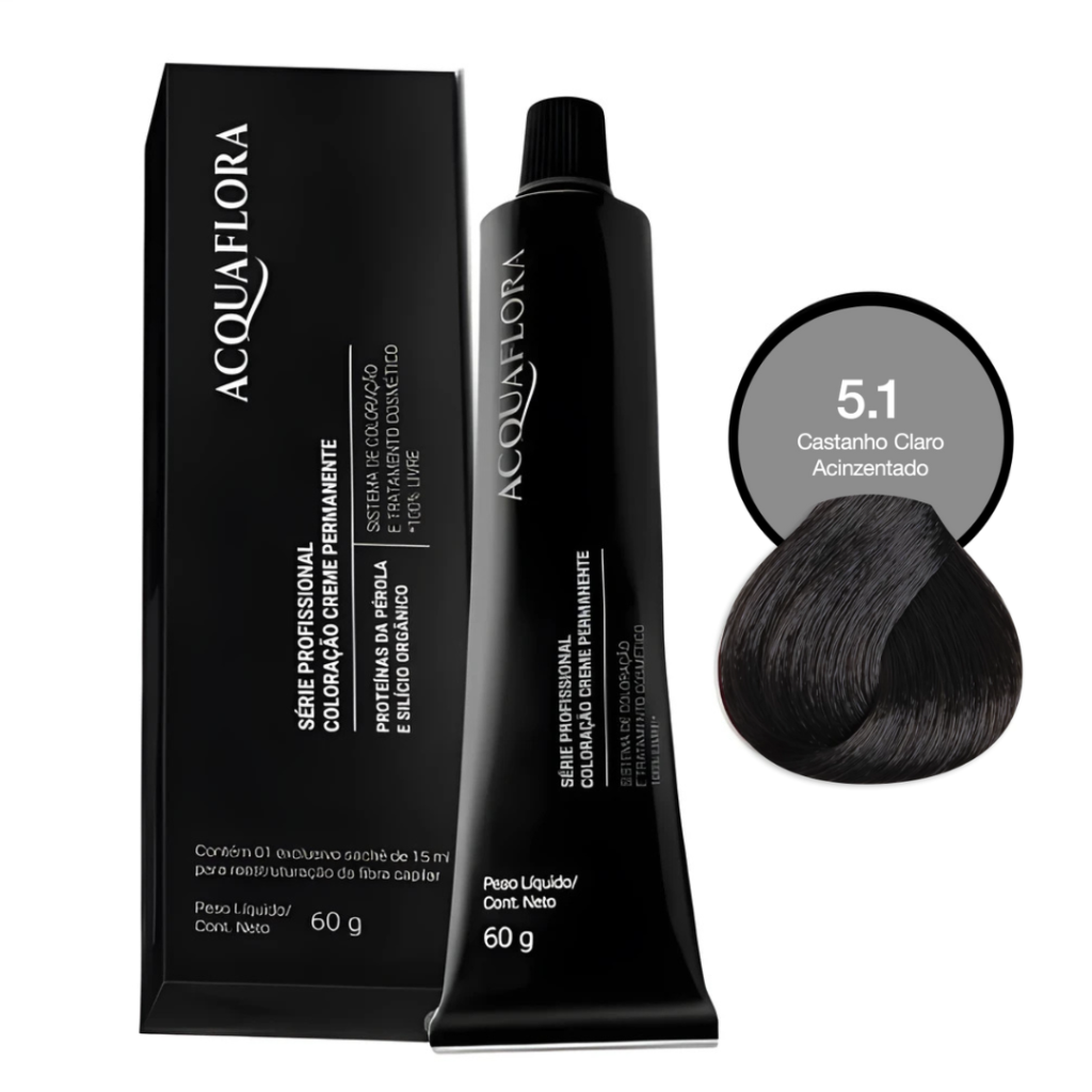 Tinta Castanho Cinza Acquaflora 5.1
