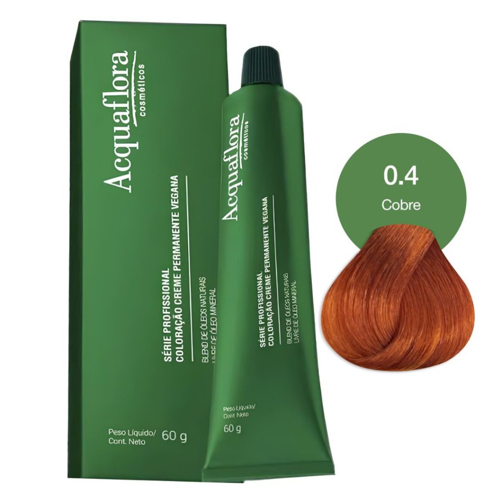 Tinta Cobre Acquaflora Vegana Mix 0.4