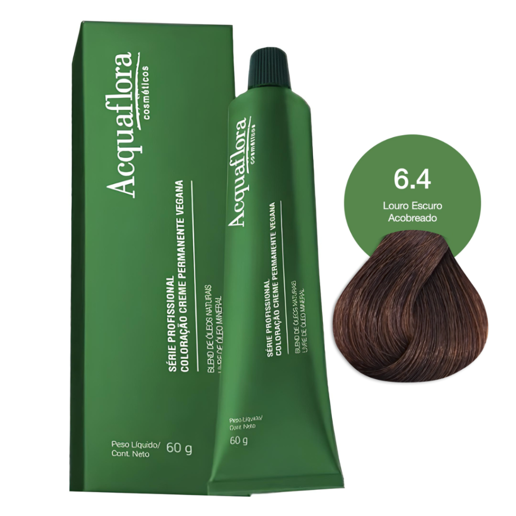 Tinta Cobre Acquaflora Vegana 6.4
