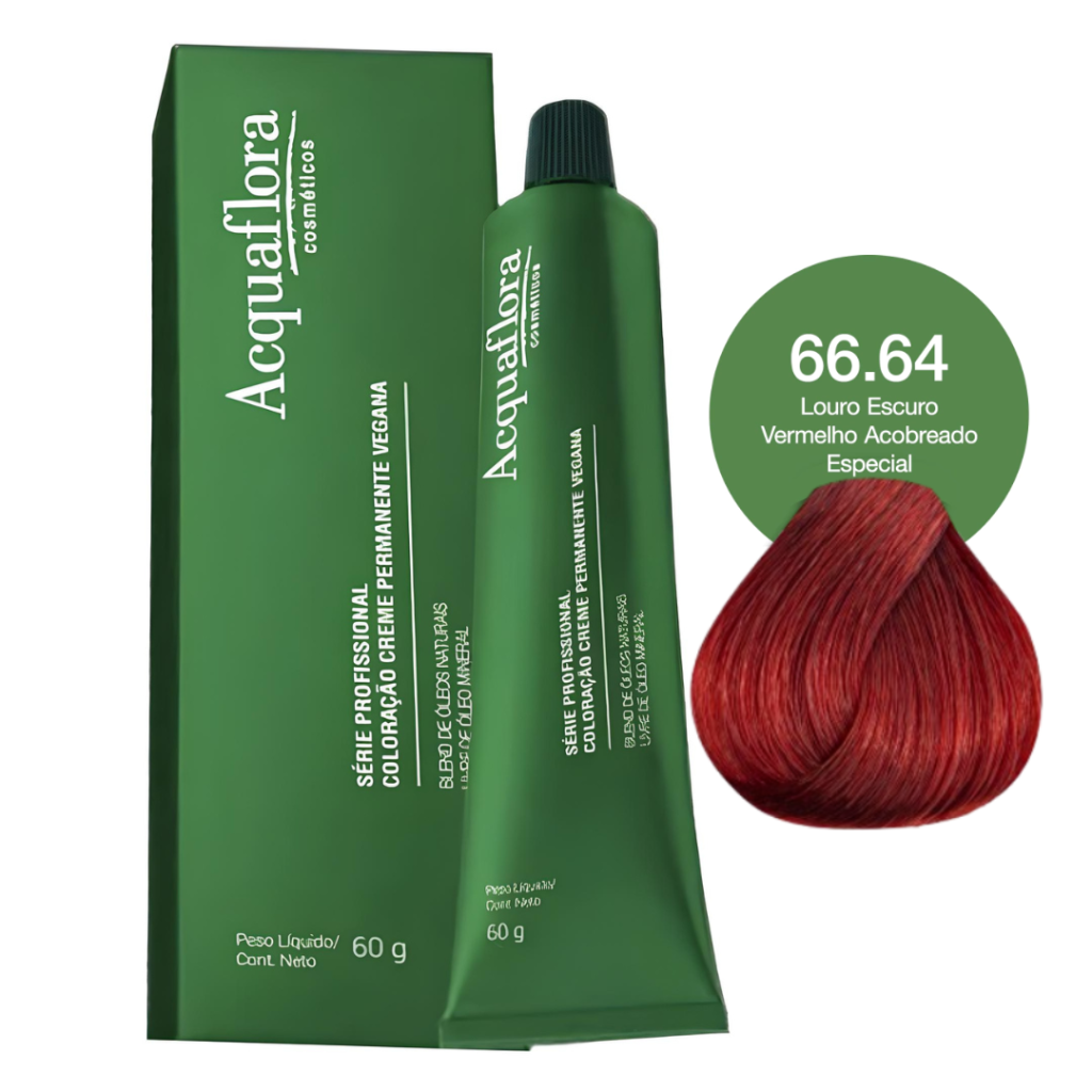 Tinta Vermelho Acquaflora Vegana 66.64