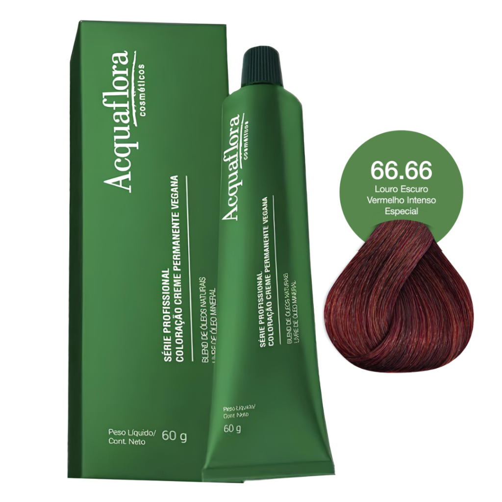 Tinta Vermelho Acquaflora Vegana 66.66