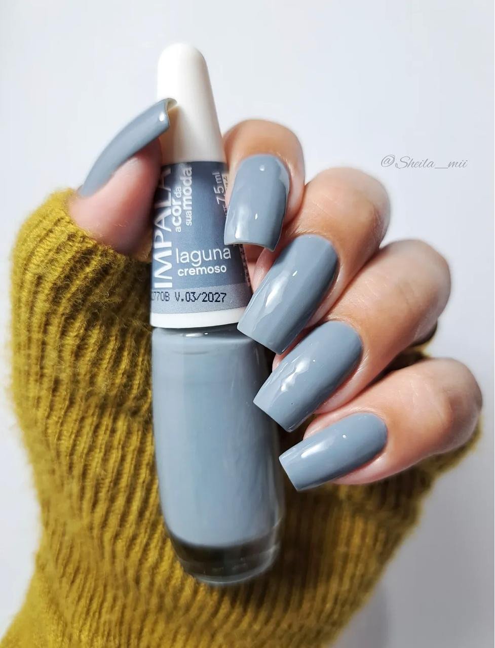 Esmalte Cinza Impala Laguna 