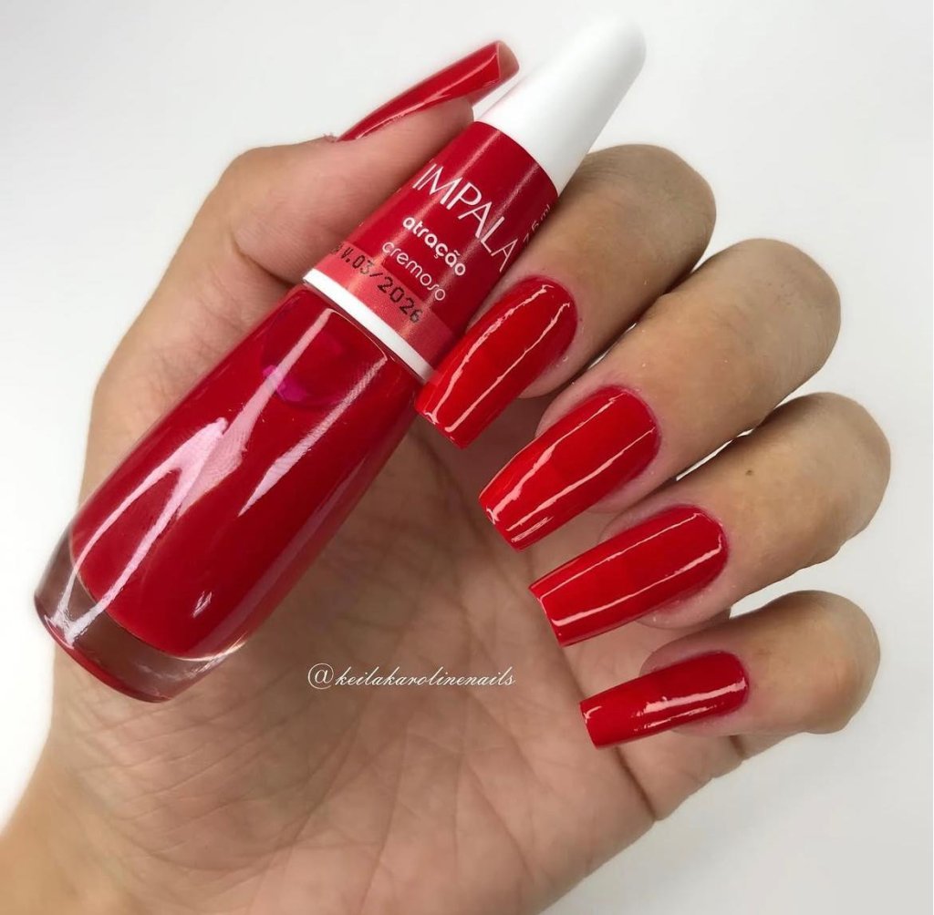 Esmalte Vermelho Impala Atração 