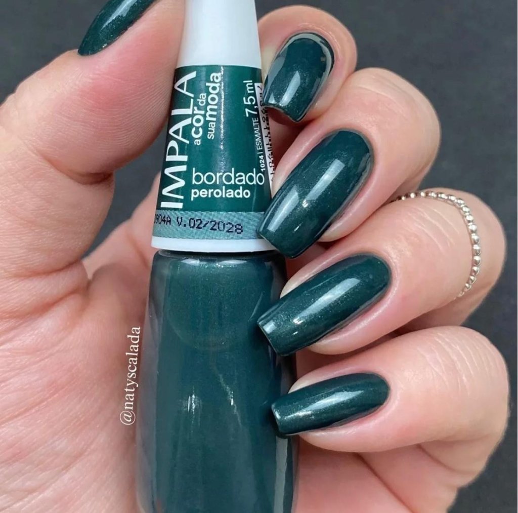 Esmalte Verde Impala Bordado 