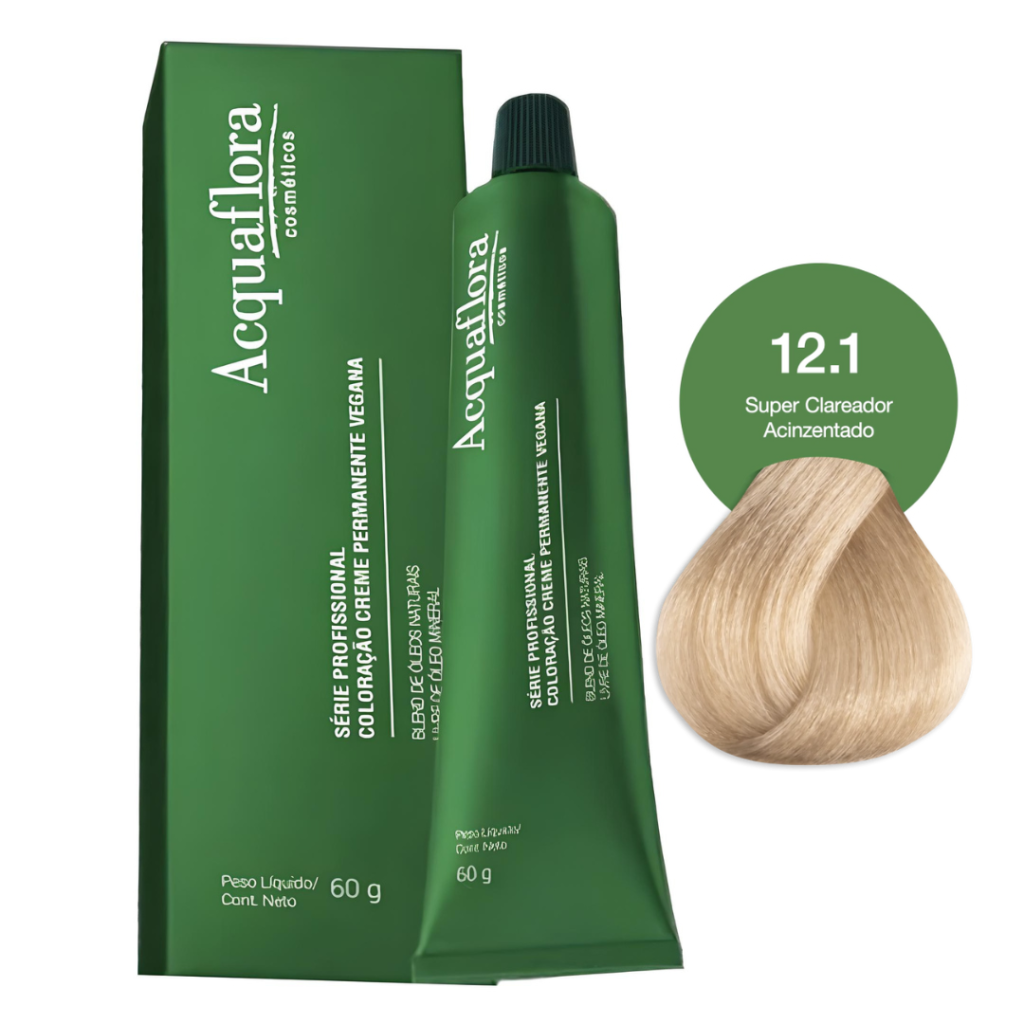 Tinta Cinza Acquaflora Vegana 12.1